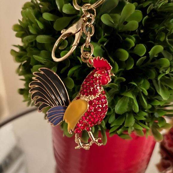 Colorful Rooster Keychain - Picture 2 of 2